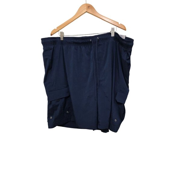 NWT George Men's Plus Size Navy Blue Cargo Shorts 3XL/3XG UPF 50+ Quick Dry Tag- - Picture 1 of 6